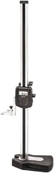 Starrett - 24" Electronic Height Gage - 0.0005" Resolution, Accurate to .0001", LCD Display, RS-232 Data Output - Benchmark Tooling