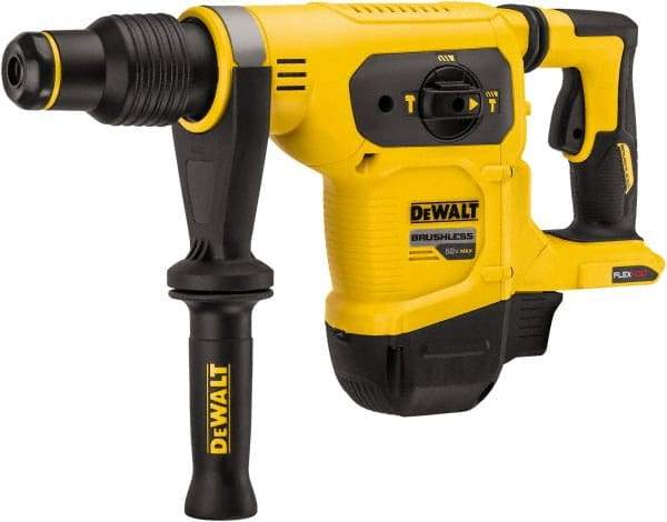 DeWALT - 60 Volt 1" SDS Max Chuck Cordless Rotary Hammer - 0 to 3,150 BPM, 0 to 550 RPM, Reversible - Benchmark Tooling