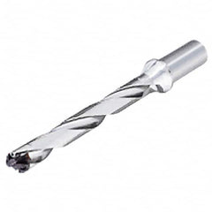 Iscar - 0.472" to 0.508" Diam, 8xD, 3.78" Max Depth, 5/8" Shank Diam, 6.34" OAL, Replaceable-Tip Drill - FCP, ICK, ICK-2M, ICM, ICN, ICP, iCP-2M Insert, 12 Seat Size, 45390978 Toolholder, Series SumoCham - Benchmark Tooling