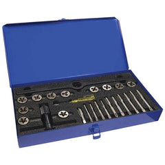 Greenfield Threading - Tap & Die Sets Minimum Tap Thread Size (Inch): 1/4-20 Maximum Tap Thread Size (Inch): 1/2-20 - Benchmark Tooling