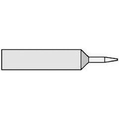 Weller - Soldering Iron Tips; Type: Chisel Tip ; For Use With: WP 65; WTP 90; WXP 65; WXP90 - Exact Industrial Supply