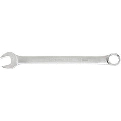 GearWrench - 41mm 12 Point Combination Wrench - 15° Offset Angle, 24-3/32" OAL, Steel, Satin Finish - Benchmark Tooling