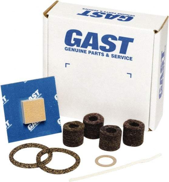 Gast - 12 Piece Air Compressor Repair Kit - For Use with Gast Lubricated Model #0323-V3-SG588DX, #0523-V3-SG588DX and #0523-V81T-SG588DX - Benchmark Tooling