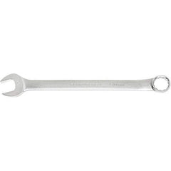 GearWrench - 50mm 12 Point Combination Wrench - 15° Offset Angle, 26.97" OAL, Steel, Satin Finish - Benchmark Tooling