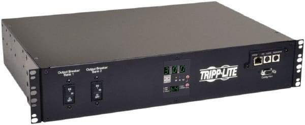 Tripp-Lite - 19 Outlets, 208 Volts, 30 Amps, 12' Cord, Power Outlet Strip - Rack Mount, 5-15/20R NEMA Configuration, 19" Strip - Benchmark Tooling