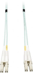 Tripp-Lite - 65' Long, LC/LC Head, Multimode Fiber Optic Cable - Aqua, Use with LAN - Benchmark Tooling