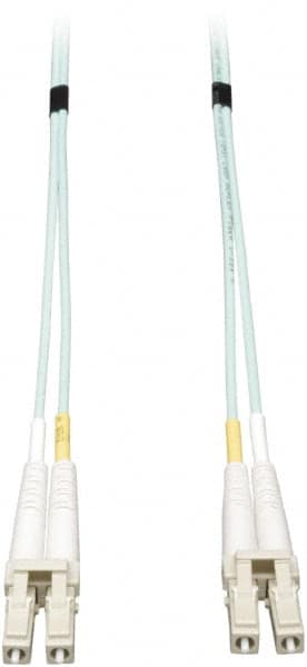 Tripp-Lite - 82' Long, LC/LC Head, Multimode Fiber Optic Cable - Aqua, Use with LAN - Benchmark Tooling