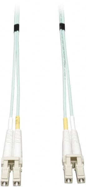 Tripp-Lite - 3' Long, LC/LC Head, Multimode Fiber Optic Cable - Aqua, Use with LAN - Benchmark Tooling