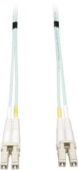 Tripp-Lite - 33' Long, LC/LC Head, Multimode Fiber Optic Cable - Aqua, Use with LAN - Benchmark Tooling