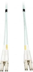 Tripp-Lite - 20' Long, LC/LC Head, Multimode Fiber Optic Cable - Aqua, Use with LAN - Benchmark Tooling