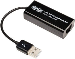 Tripp-Lite - Network Adapter - USB A Male Connector, Black, Use with 10/100Mbps Network - Benchmark Tooling
