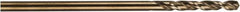 DeWALT - 5/32" 135° Cobalt Jobber Drill - Oxide/Gold Finish, Right Hand Cut, Spiral Flute, Straight Shank, 3-7/64" OAL, Pilot Point - Benchmark Tooling