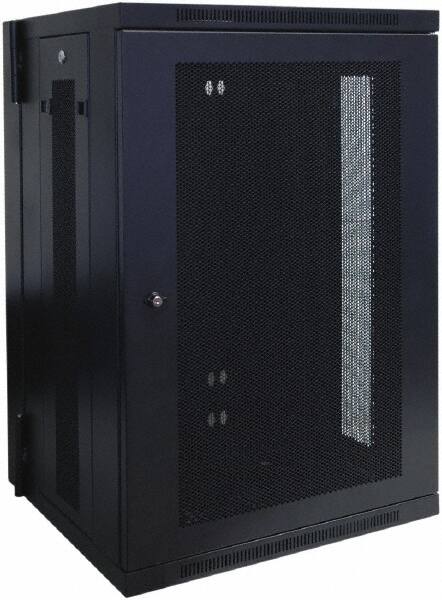 Tripp-Lite - 23.6" Overall Width x 18" Rack Height x 21.6" Overall Depth Data Cable Enclosure - 250 Lb Capacity, Black - Benchmark Tooling