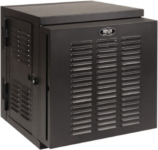 Tripp-Lite - 23.62" Overall Width x 12" Rack Height x 26.42" Overall Depth Data Cable Enclosure - 3,000 Lb Capacity, Black - Benchmark Tooling