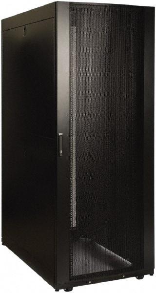 Tripp-Lite - 29.53" Overall Width x 45" Rack Height x 50.89" Overall Depth Data Cable Enclosure - 3,000 Lb Capacity, Black - Benchmark Tooling