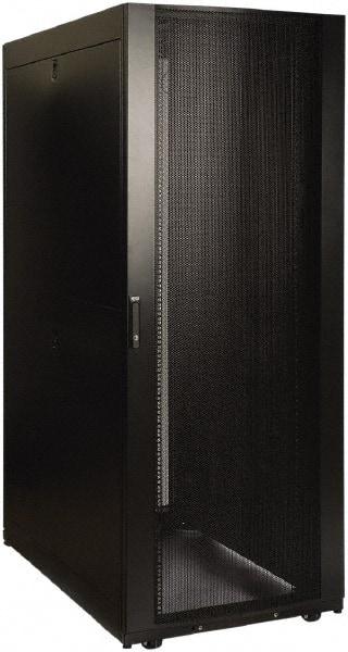 Tripp-Lite - 23.63" Overall Width x 42" Rack Height x 50.89" Overall Depth Data Cable Enclosure - 3,000 Lb Capacity, Black - Benchmark Tooling