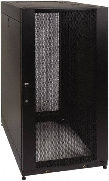 Tripp-Lite - 23.63" Overall Width x 25" Rack Height x 43" Overall Depth Data Cable Enclosure - 3,000 Lb Capacity, Black - Benchmark Tooling