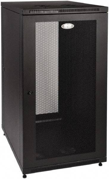 Tripp-Lite - 24.2" Overall Width x 24" Rack Height x 34.06" Overall Depth Data Cable Enclosure - 3,000 Lb Capacity, Black - Benchmark Tooling