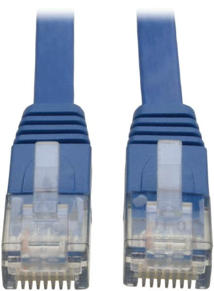 Tripp-Lite - Cat6, 24 AWG, 8 Wires, 550 MHz, Unshielded Network & Ethernet Cable - Blue, PVC, 25' OAL - Benchmark Tooling