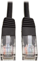 Tripp-Lite - Cat5e, 24 AWG, 8 Wires, 550 MHz, Unshielded Network & Ethernet Cable - Black, PVC, 50' OAL - Benchmark Tooling