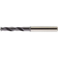 Accupro - 9/64" 140° Spiral Flute Solid Carbide Screw Machine Drill Bit - Benchmark Tooling