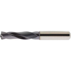 Accupro - 12mm 140° Spiral Flute Solid Carbide Screw Machine Drill Bit - Benchmark Tooling