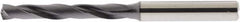 Accupro - 5/8" 140° Solid Carbide Jobber Drill - AlTiN Finish, Right Hand Cut, Spiral Flute, Straight Shank, 133mm OAL - Benchmark Tooling