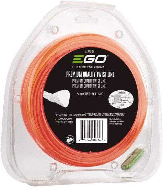 EGO Power Equipment - 0.095" Diam, 6-1/2" Long x 6-1/2" Wide x 1-3/8" High Trimmer Spool - For ST1500, ST1502, ST1504, ST1500-S, ST1502-S, ST1504-S, ST1500-F, ST1502-F, ST1504-F, ST1500SF, ST1502SF, ST1504SF - Benchmark Tooling