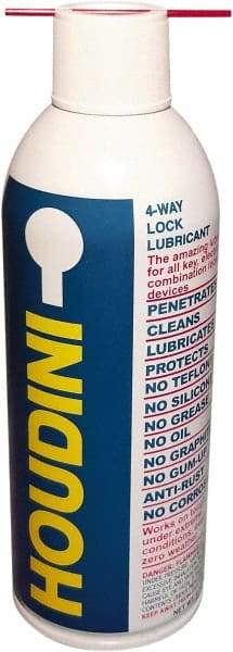 Made in USA - 11 oz Aerosol Can Automotive Lock Lubricant - Proprietary Formula - Benchmark Tooling