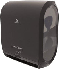 Georgia Pacific - Hands Free, Plastic Paper Towel Dispenser - 17.3" High x 14.7" Wide x 9-1/2" Deep, 1 Roll with Stub 10", Black - Benchmark Tooling