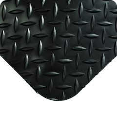 Diamond-Plate SpongeCote 5' x 75' Black Work Mat - Benchmark Tooling
