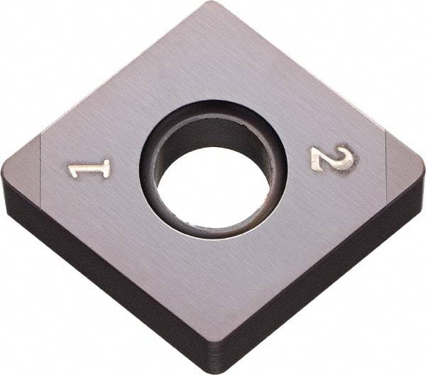Kyocera - CNGA432 ME Grade KBN05M CBN Turning Insert - Megacoat Finish, 80° Diamond, 1/2" Inscr Circle, 3/16" Thick, 1/32" Corner Radius - Benchmark Tooling