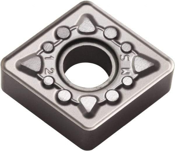 Kyocera - CNMG432 MS Grade PR005S Carbide Turning Insert - Megacoat Hard Finish, 80° Diamond, 1/2" Inscr Circle, 3/16" Thick, 1/32" Corner Radius - Benchmark Tooling