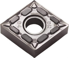 Kyocera - CNMG431 MQ Grade PR015S Carbide Turning Insert - Megacoat Hard Finish, 80° Diamond, 1/2" Inscr Circle, 3/16" Thick, 1/64" Corner Radius - Benchmark Tooling