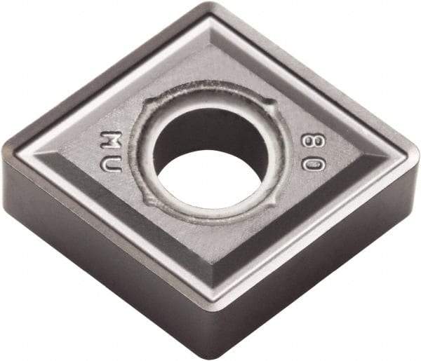 Kyocera - CNMG433 MU Grade PR005S Carbide Turning Insert - Megacoat Hard Finish, 80° Diamond, 1/2" Inscr Circle, 3/16" Thick, 3/64" Corner Radius - Benchmark Tooling