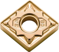 Kyocera - CNMG432 WE Grade CA530 Carbide Turning Insert - TiCN/AI2O3/TiN Finish, 80° Diamond, 1/2" Inscr Circle, 3/16" Thick, 1/32" Corner Radius - Benchmark Tooling