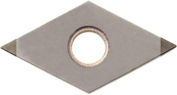 Kyocera - DNGA433 ME Grade KBN05M CBN Turning Insert - Megacoat Finish, 55° Diamond, 1/2" Inscr Circle, 3/16" Thick, 3/64" Corner Radius - Benchmark Tooling