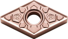 Kyocera - DNMG433 KG Grade CA320 Carbide Turning Insert - TiCN/Al2O3 Finish, 55° Diamond, 1/2" Inscr Circle, 3/16" Thick, 3/64" Corner Radius - Benchmark Tooling