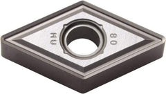 Kyocera - DNMG432 MU Grade PR015S Carbide Turning Insert - Megacoat Hard Finish, 55° Diamond, 1/2" Inscr Circle, 3/16" Thick, 1/32" Corner Radius - Benchmark Tooling