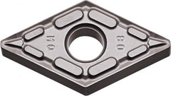 Kyocera - DNMG442 MQ Grade PR015S Carbide Turning Insert - Megacoat Hard Finish, 55° Diamond, 1/2" Inscr Circle, 1/4" Thick, 1/32" Corner Radius - Benchmark Tooling