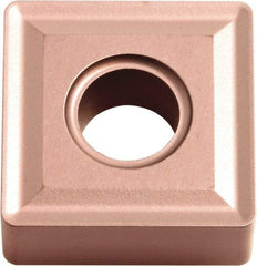 Kyocera - SNMG432 NONE Grade CA310 Carbide Turning Insert - TiCN/Al2O3 Finish, 90° Square, 1/2" Inscr Circle, 3/16" Thick, 1/32" Corner Radius - Benchmark Tooling