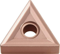 Kyocera - TNMG331 NONE Grade CA310 Carbide Turning Insert - TiCN/Al2O3 Finish, 60° Triangle, 3/8" Inscr Circle, 3/16" Thick, 1/64" Corner Radius - Benchmark Tooling