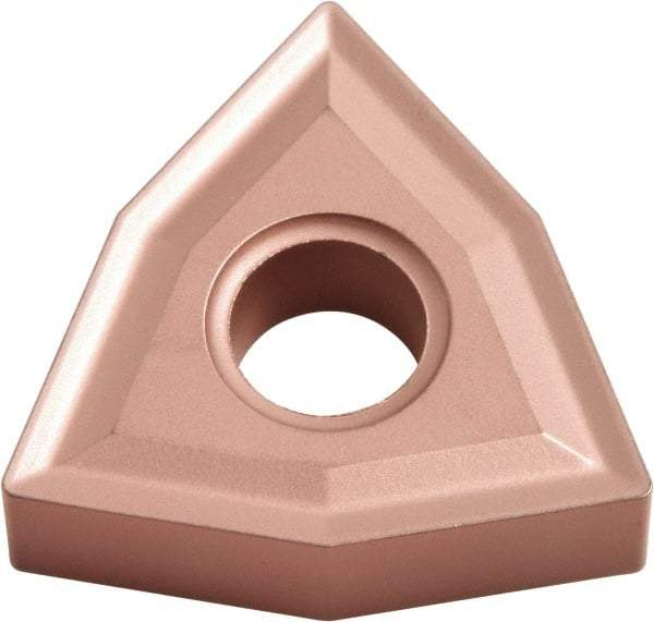 Kyocera - WNMG431 NONE Grade CA315 Carbide Turning Insert - TiCN/Al2O3 Finish, 80° Trigon, 1/2" Inscr Circle, 3/16" Thick, 1/64" Corner Radius - Benchmark Tooling