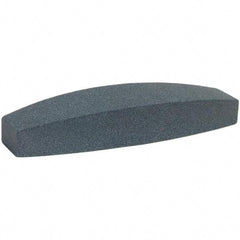 Norton - 9" Long x 2-1/2" Wide x 1-1/2" Thick, Silicon Carbide Sharpening Stone - Boat Shaped, Medium Grade - Benchmark Tooling