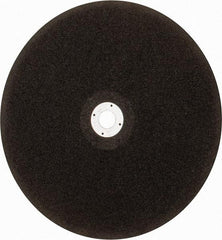 Norton - 14" Aluminum Oxide Cutoff Wheel - 1/8" Thick, 1" Arbor - Benchmark Tooling