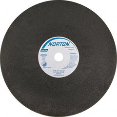 Norton - 24" Aluminum Oxide Cutoff Wheel - 7/32" Thick, 1-3/4" Arbor - Benchmark Tooling