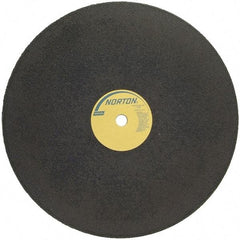 Norton - 30" Aluminum Oxide Cutoff Wheel - 1/4" Thick, 1-3/4" Arbor - Benchmark Tooling