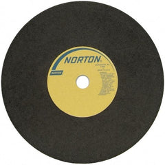 Norton - 24" Aluminum Oxide Cutoff Wheel - 3/16" Thick, 1-3/4" Arbor - Benchmark Tooling