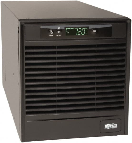 Tripp-Lite - 20 Amp, 3,000 VA, Tower & Rack Mount Online Backup Uninterruptible Power Supply - Backup 4.1 min with Full Load & 13.8 min with Half Load, 120 VAC Input & Output, 2,700 Watt Output, 1 Phases, 9 Outlets - Benchmark Tooling