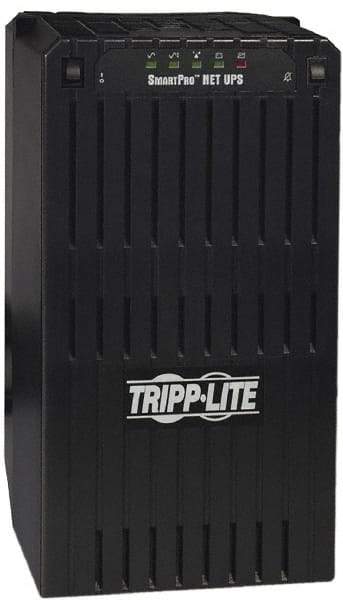 Tripp-Lite - 20 Amp, 3,000 VA, Tower Mount Line Interactive Backup Uninterruptible Power Supply - Backup 3-1/2 min with Full Load & 11 min with Half Load, 120 VAC Input & Output, 2,400 Watt Output, 1 Phases, 6 Outlets - Benchmark Tooling